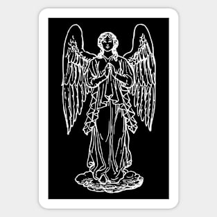 Angelic Aura in Human Form Sticker